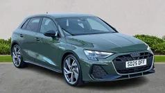 Green New 2025 Audi A3 Black Edition Hatchback | £32,598 (Fair price)