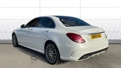 White Used 2018 Mercedes C250 AMG Line Premium Plus Sedan | £16,990 (Good price)