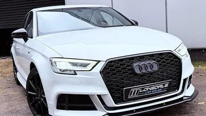 White Used 2017 Audi A3 Black Edition Sedan | £15,985 (Fair price)
