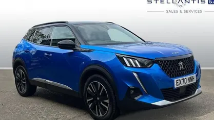 Used Peugeot 2008 GT-line 129 HP (94 kW) 2020 Blue SUV