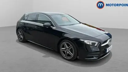 Used Mercedes A200 AMG line 163 HP (119 kW) 2019 Black Hatchback