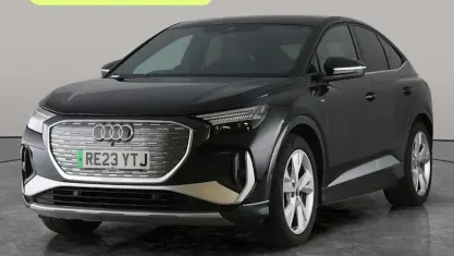 Używany Audi Q4 Sportback e-tron S-Line 150 kW (204 KM) 2023 Czarny SUV
