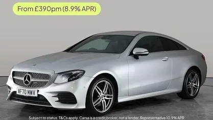 Silver Used 2020 Mercedes E220 AMG Line Premium Coupe | £23,715 (Good price)