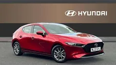 Red Used 2022 Mazda 3 Hatchback | £15,352 (Fair price)