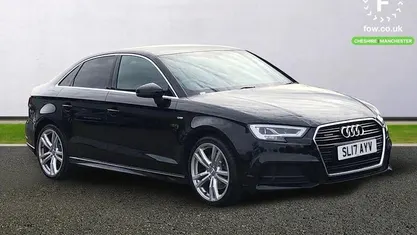 Used Audi A3 S-Line 220 HP (161 kW) 2017 Black Sedan