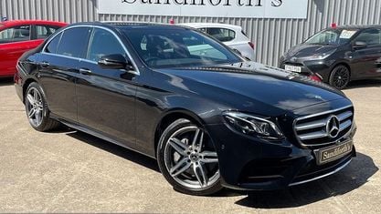 Usado Mercedes E400 AMG Line Premium Plus 340 CV (250 kW) 2019 Negro Berlina