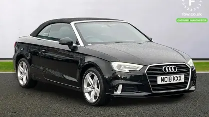 Used Audi A3 Cabriolet Sport 150 HP (110 kW) 2018 Black Cabriolet