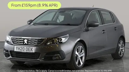 Grey Used 2020 Peugeot 308 Allure Hatchback | £10,145 (Fair price)