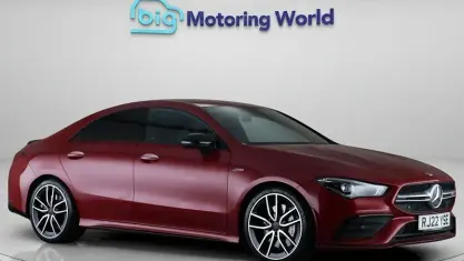 Used Mercedes CLA35 AMG Premium 306 HP (225 kW) 2022 Red Coupe