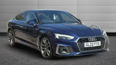 Blue Used 2022 Audi A5 Sportback S-Line Hatchback | £22,250 (Fair price)