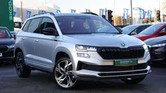 Brilliant silver metallic Used 2025 Skoda Karoq SportLine SUV | £29,495 (Fair price)