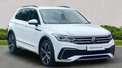 White Used 2022 VW Tiguan R-line SUV | £26,112 (Fair price)