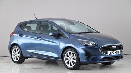 Usado Ford Fiesta Trend 101 HP (74 kW) 2022 Azul Citadino
