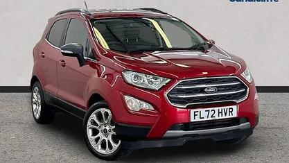 Used Ford Ecosport Titanium 125 HP (91 kW) 2022 Red SUV