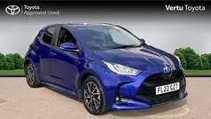 Blue Used 2022 Toyota Yaris Hybrid Design Hatchback | £16,066 (Fair price)