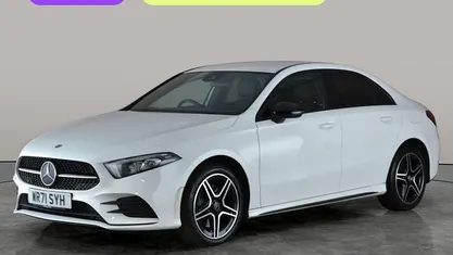 Used Mercedes A250 AMG line 218 HP (160 kW) 2021 White Sedan