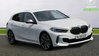 Used BMW M135 Impressive 306 HP (225 kW) 2020 White Hatchback