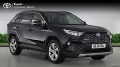 Black Used 2021 Toyota RAV4 Hybrid Design SUV | £22,495 (Good price)