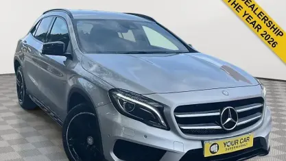 Used Mercedes GLA220 AMG line 177 HP (130 kW) 2016 Silver SUV