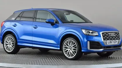 Used Audi Q2 S-Line 150 HP (110 kW) 2018 Blue SUV