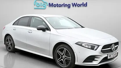 Used Mercedes A250 AMG line 218 HP (160 kW) 2022 Silver Sedan