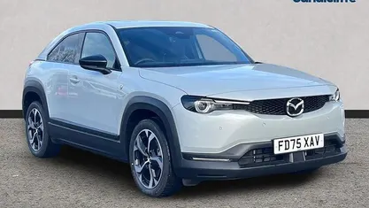Metallic ceramic white New 2025 Mazda MX30 Makoto SUV | £23,334 (Fair price)