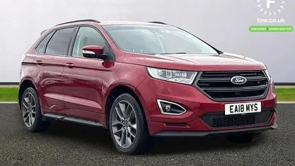 Red Used 2017 Ford Edge Sport SUV | £14,699 (Fair price)