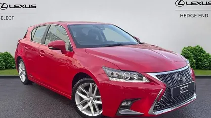 Red Used 2018 Lexus CT200h Hatchback | £14,990 (Fair price)
