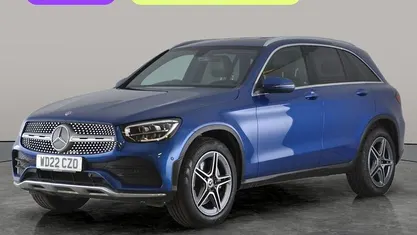 Used Mercedes GLC220 AMG line 194 HP (142 kW) 2022 Blue Estate