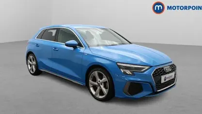 Used Audi A3 Sportback S-Line 110 HP (80 kW) 2023 Blue Hatchback
