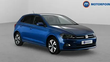 Used VW Polo Match 95 HP (69 kW) 2021 Blue Hatchback