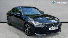 Black sapphire Used 2022 BMW 220 M Sport Coupe | £25,146 (Fair price)