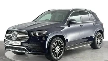 Used Mercedes GLE400 AMG line 330 HP (242 kW) 2022 Blue SUV