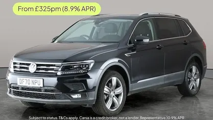 Black Used 2020 VW Tiguan Allspace SEL SUV | £20,634 (Fair price)