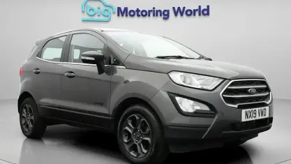 Used Ford Ecosport Zetec 125 HP (91 kW) 2019 Grey SUV