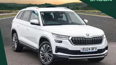 Moon white metallic Used 2024 Skoda Kodiaq SE L Executive SUV | £30,495 (Fair price)