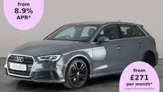 Grey Used 2018 Audi A3 Sportback S-Line Hatchback | £15,136 (Fair price)