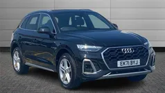 Black Used 2021 Audi Q5 S-Line SUV | £33,095 (Fair price)