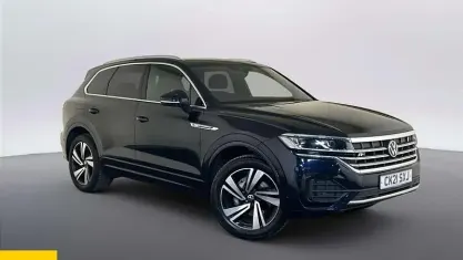 Used VW Touareg R-line 231 HP (169 kW) 2021 Blue SUV