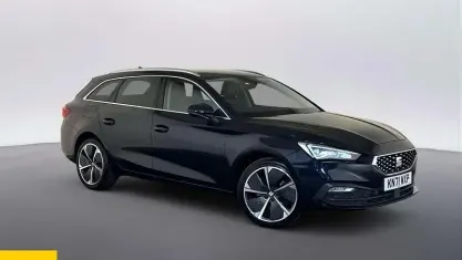 Usado Seat Leon XCELLENCE Lux 204 CV (150 kW) 2021 Azul Familiar
