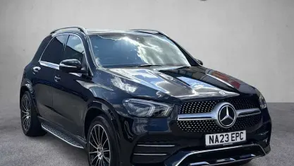 Used Mercedes GLE450 AMG AMG line 367 HP (269 kW) 2023 Black SUV