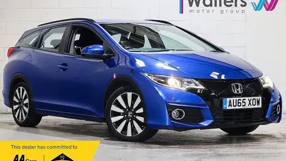 Blue Used 2015 Honda Civic SE Plus Estate | £6,600 (Fair price)