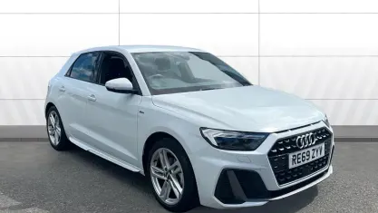 Used Audi A1 Sportback S-Line 150 HP (110 kW) 2020 White Hatchback