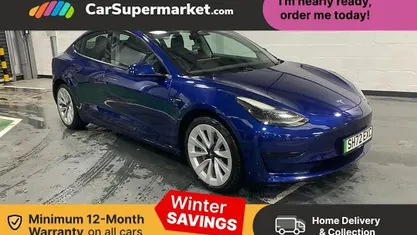 Blue Used 2022 Tesla Model 3 RWD Sedan | £18,876 (Fair price)