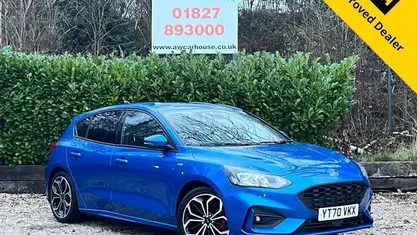 Blue Used 2020 Ford Focus ST-Line X Hatchback | £10,999 (Fair price)