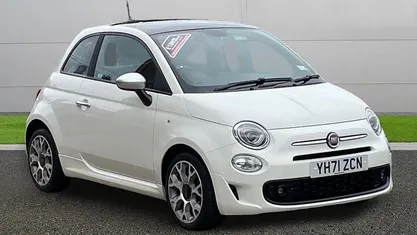 White Used 2021 Fiat 500 Rockstar Hatchback | £10,495 (Fair price)