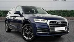 Blue Used 2018 Audi Q5 S-Line SUV | £21,485 (Good price)
