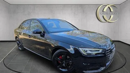 Used Audi A4 S-Line 190 HP (139 kW) 2018 Black Sedan