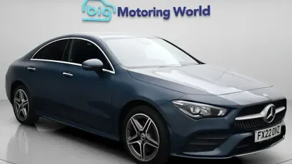 Used Mercedes E250 AMG line 218 HP (160 kW) 2022 Blue Sedan