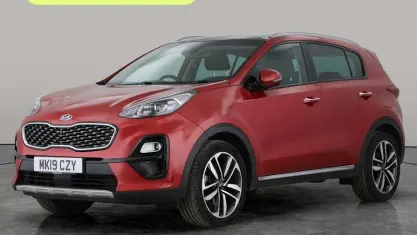 Używany Kia Sportage 177 KM (130 kW) 2019 Czerwony SUV